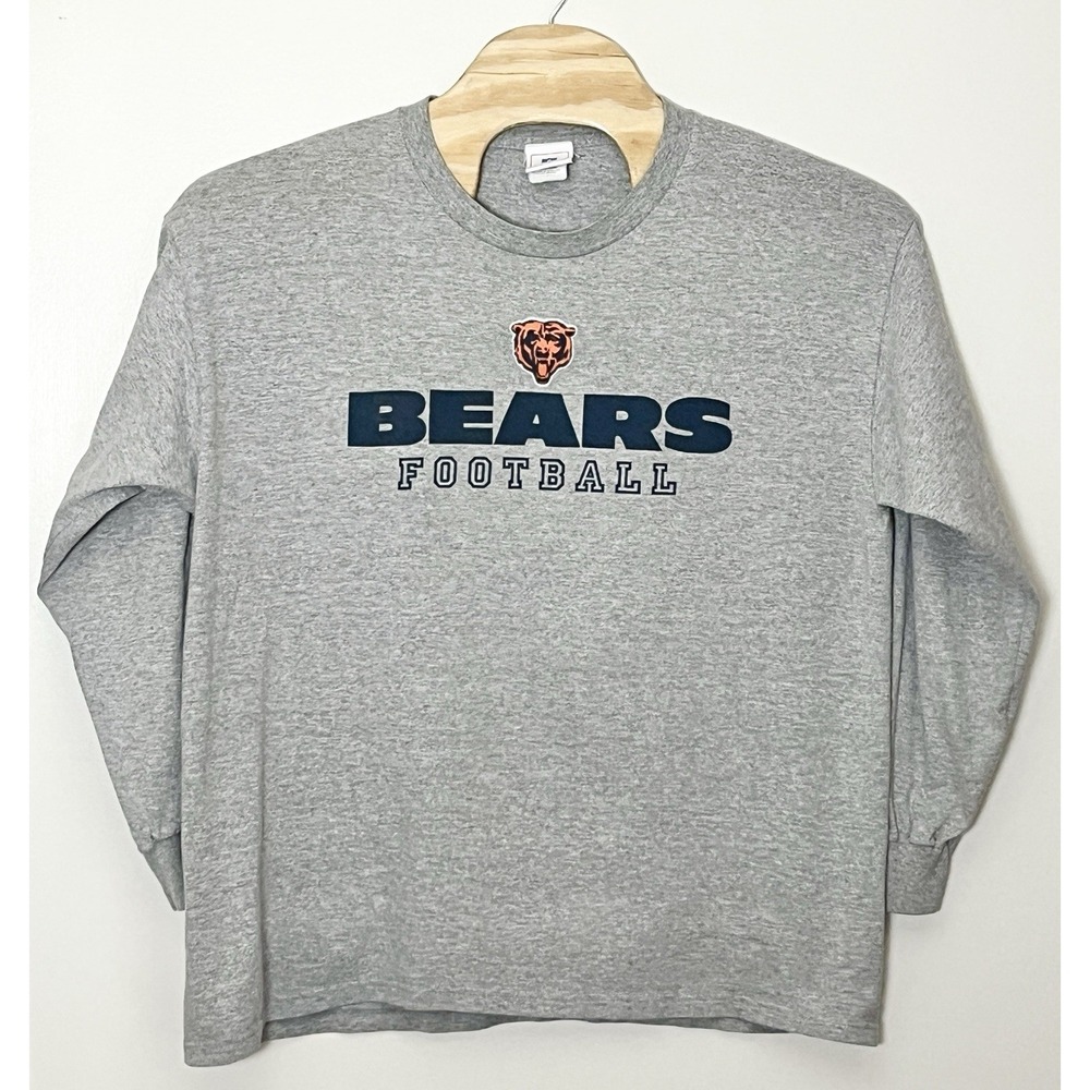 NFL Chicago Bears T-Shirt Men's XL Gray Logo Football NFC Graphic Sports BroCore
